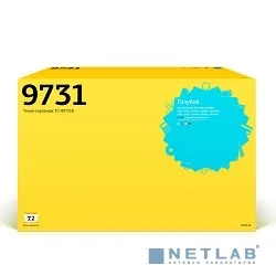 T2 C9731A/TC-H9731R Картридж для  Color LaserJet 5500/5500dtn (12000 стр.) Голубой, с чипом, ВОССТАН.