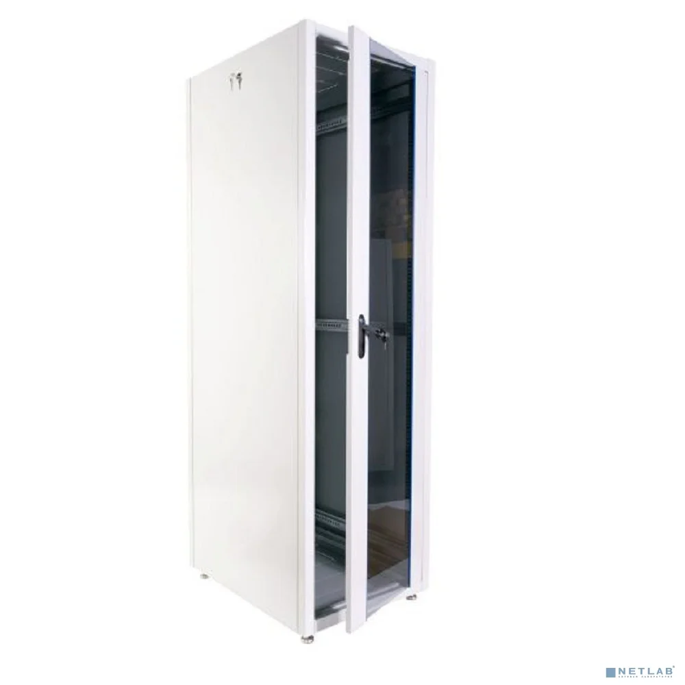 шкаф ЦМО Шкаф телекоммуникационный напольный ЭКОНОМ 48U (600х800) дверь стекло, дверь металл