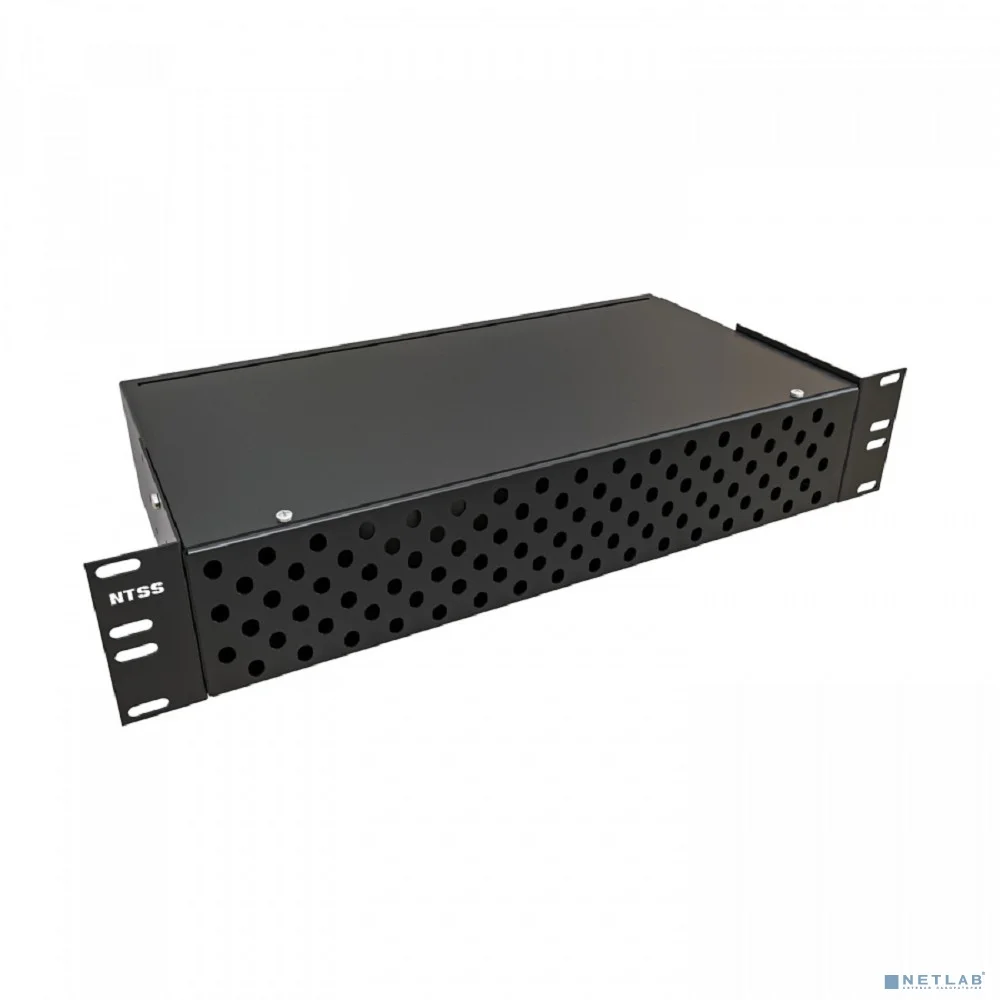 NTSS Кросс NTSS оптический 19'' укомплектованный 2U, 96 портов FC/APC, 9/125 мкм (сплошная панель, сплайс-кассета 3шт, пигтейлы, КДЗС, адаптеры) черный RAL 9005 NTSS-RFOB-2U-96-FC/A-9-SP1.5G0AY-BL
