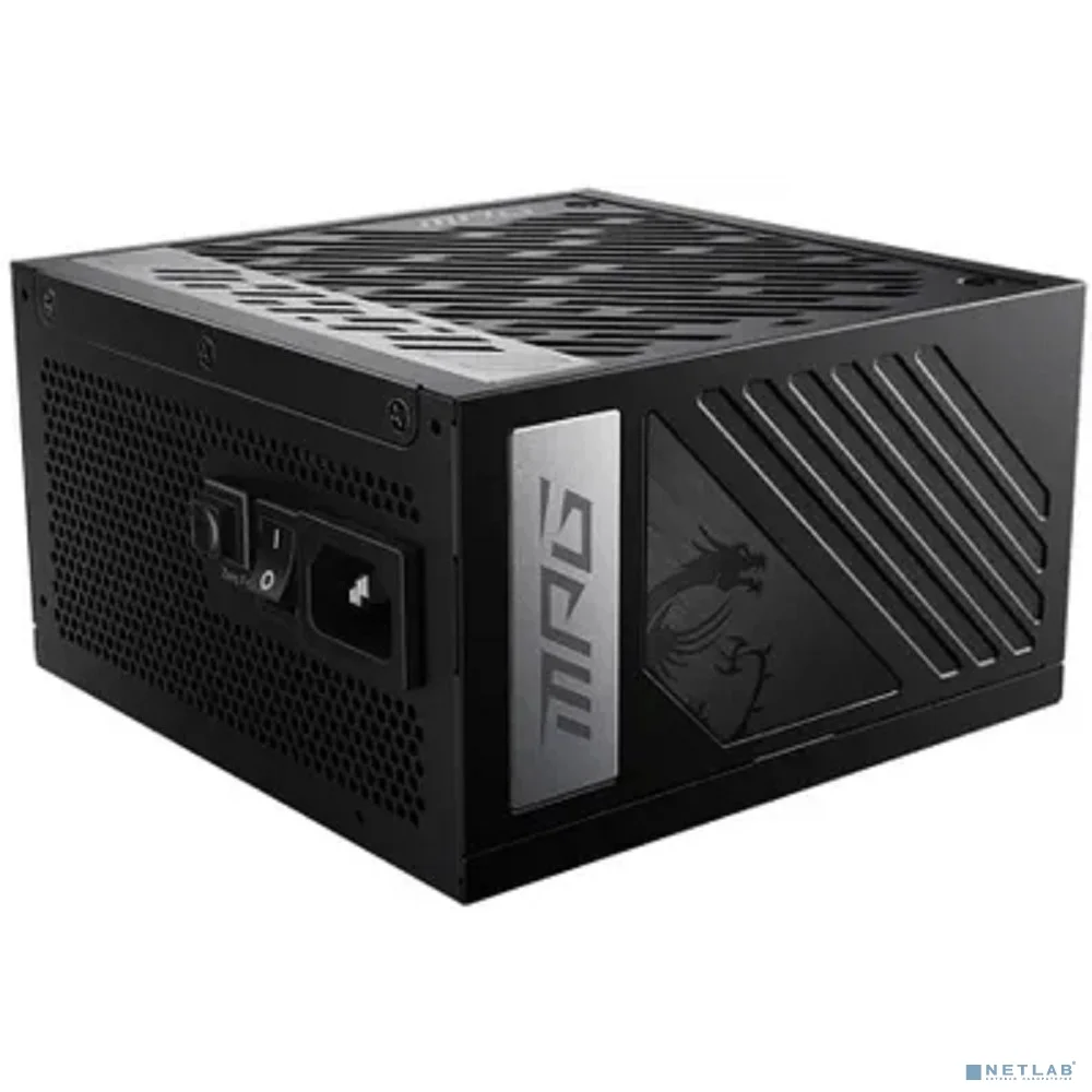 Блок питания 1000W MSI MPG A1000G 80+ Gold Full modularATX 3.0 PCIE5 RTL (306-7ZP7C11-CE0)