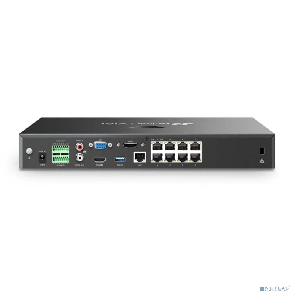 TP-Link VIGI NVR2008H-8MP 8-канальный сетевой видеорегистратор с поддержкой PoE+