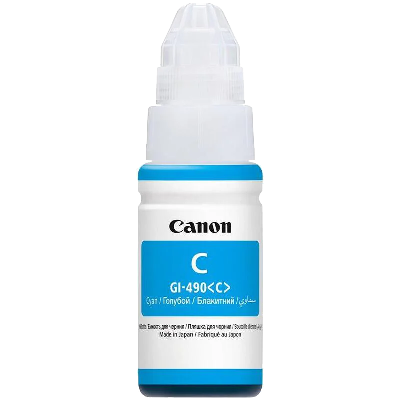 Canon 0664C001 Чернила Canon GI-490 C (cyan), 70 мл