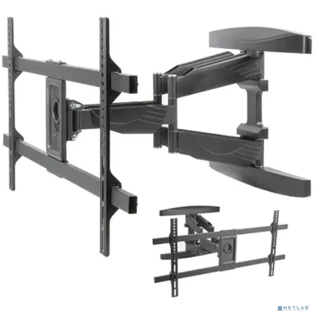 Kromax ATLANTIS-65 black, наст. для TV 40"-90", max 40 кг