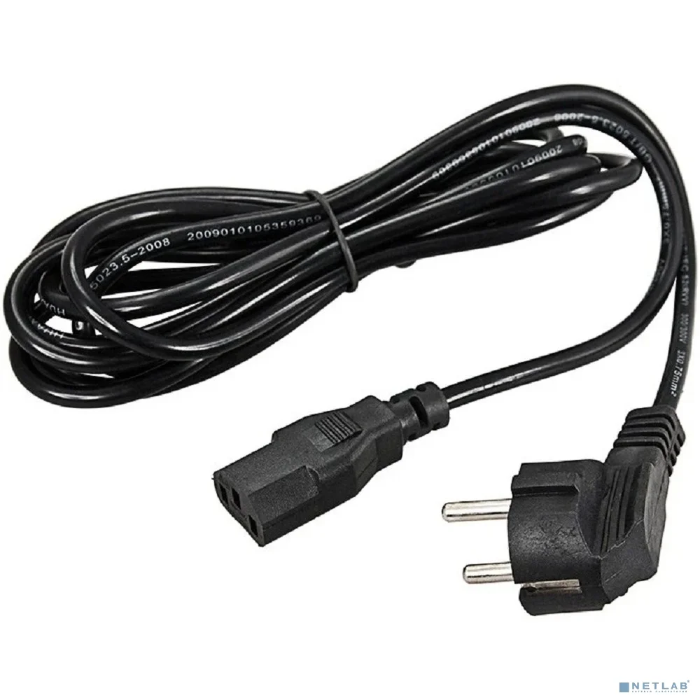 Rexant (04-2734) Шнур сетевой СЕЕ 7/7 (Schuko) – IEC 320 C13 3x0,75мм?, длина 3м