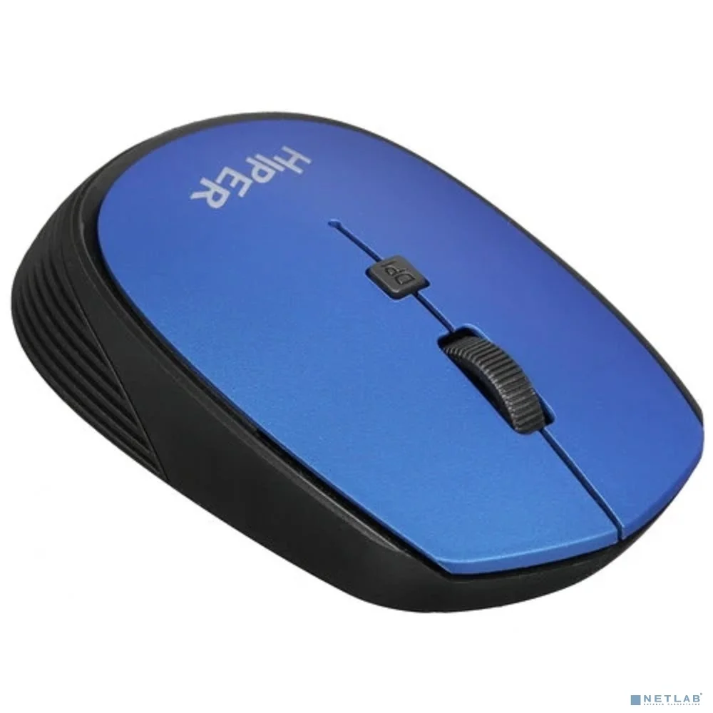 Мышь HIPER беспроводная HOMW-083 {1600dpi, синий, USB, 4кнп}