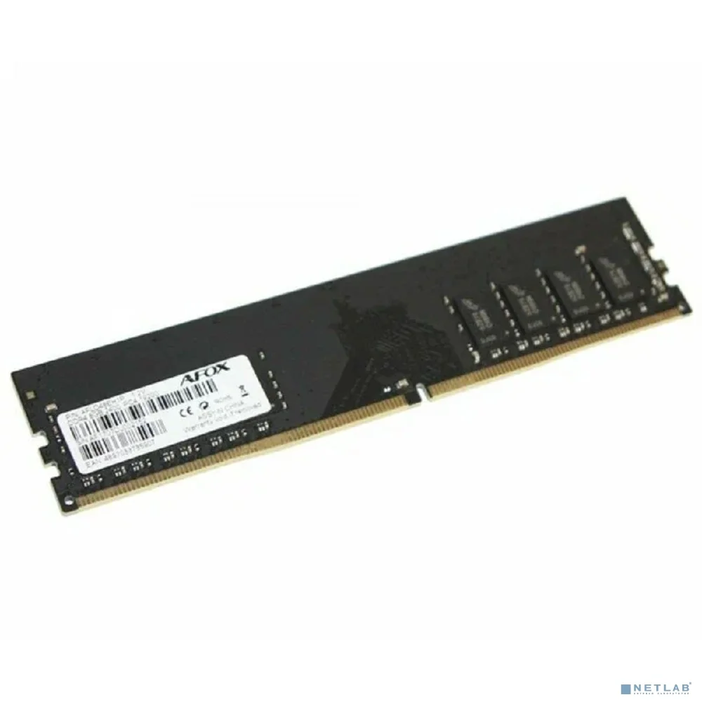 AFOX DDR4 DIMM 16GB PC4-21300, 2666MHz, CL19, 1.2V, 288-Pin, Non-ECC, Un-Buffered (AFLD416FH1P)