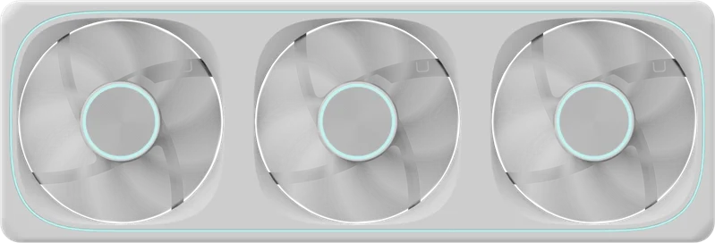 Вентилятор для корпуса Formula V Line AIR FUSION 3 WH REVERSE, 360x120x28mm, ARBG 3pin + PWM 4pin, 500-1800 RPM, 37.83 DBA MAX, HYDRO BEARING 3