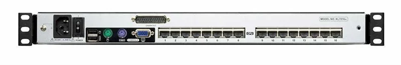 КВМ консоль ATEN 16P CAT-5 HIGH DENSITY DUAL RAIL LCD KVM. 3