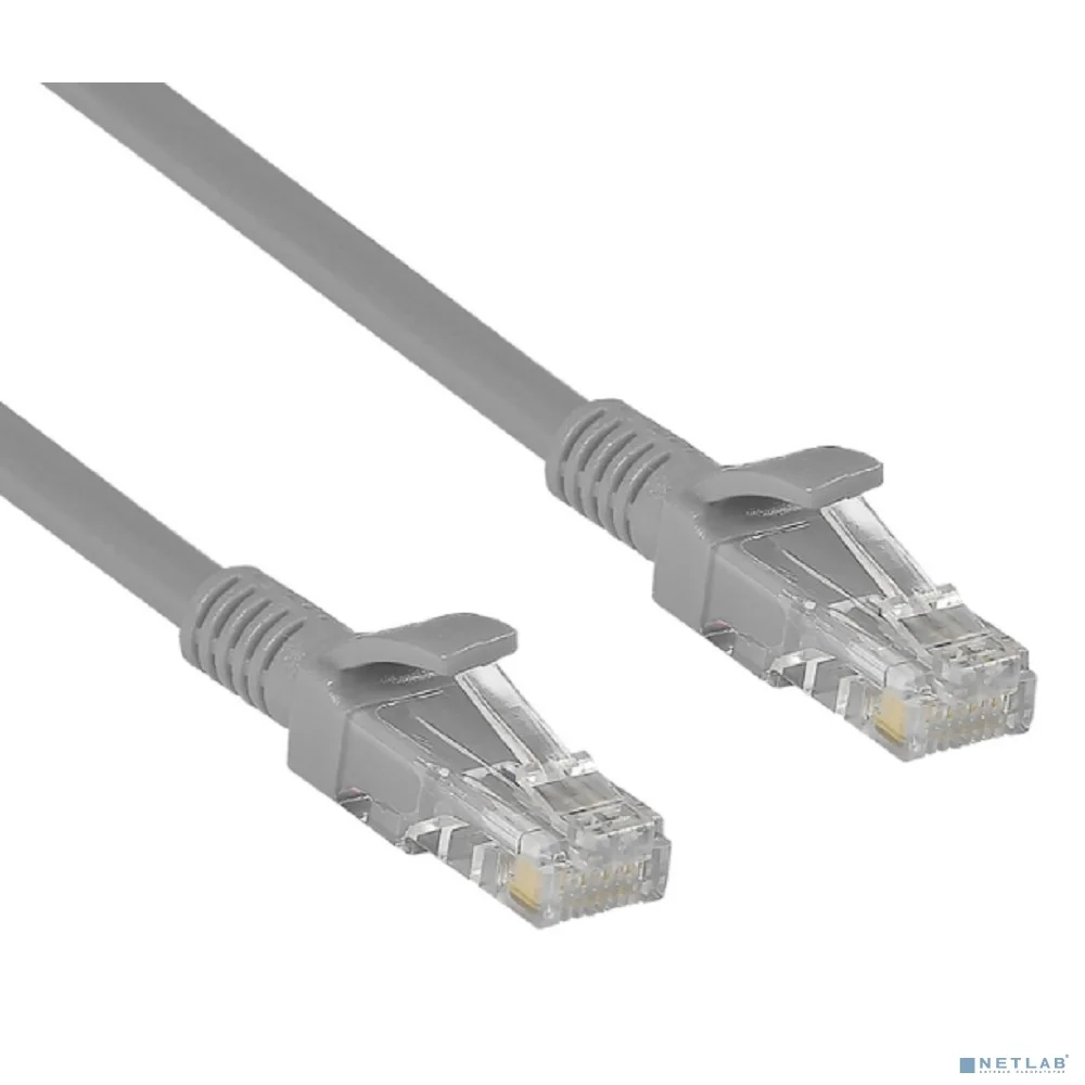 Exegate EX282010RUS Патч-корд медный UTP-RJ45-RJ45-5e-CU-1,5M-GY, UTP, cat.5e, 1.5м, серый