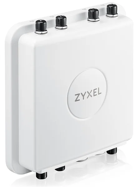 Точка беспроводного доступа Уличная Zyxel NebulaFlex Pro WAX655E, WiFi 6, 802.11a/b/g/n/ac/ax (2,4 и 5 ГГц), внешние N-type антенны 2x2/4x4 (отдельно), до 575+4800 Мбит/с, 1xLAN 2.5GE, IP67, PoE only