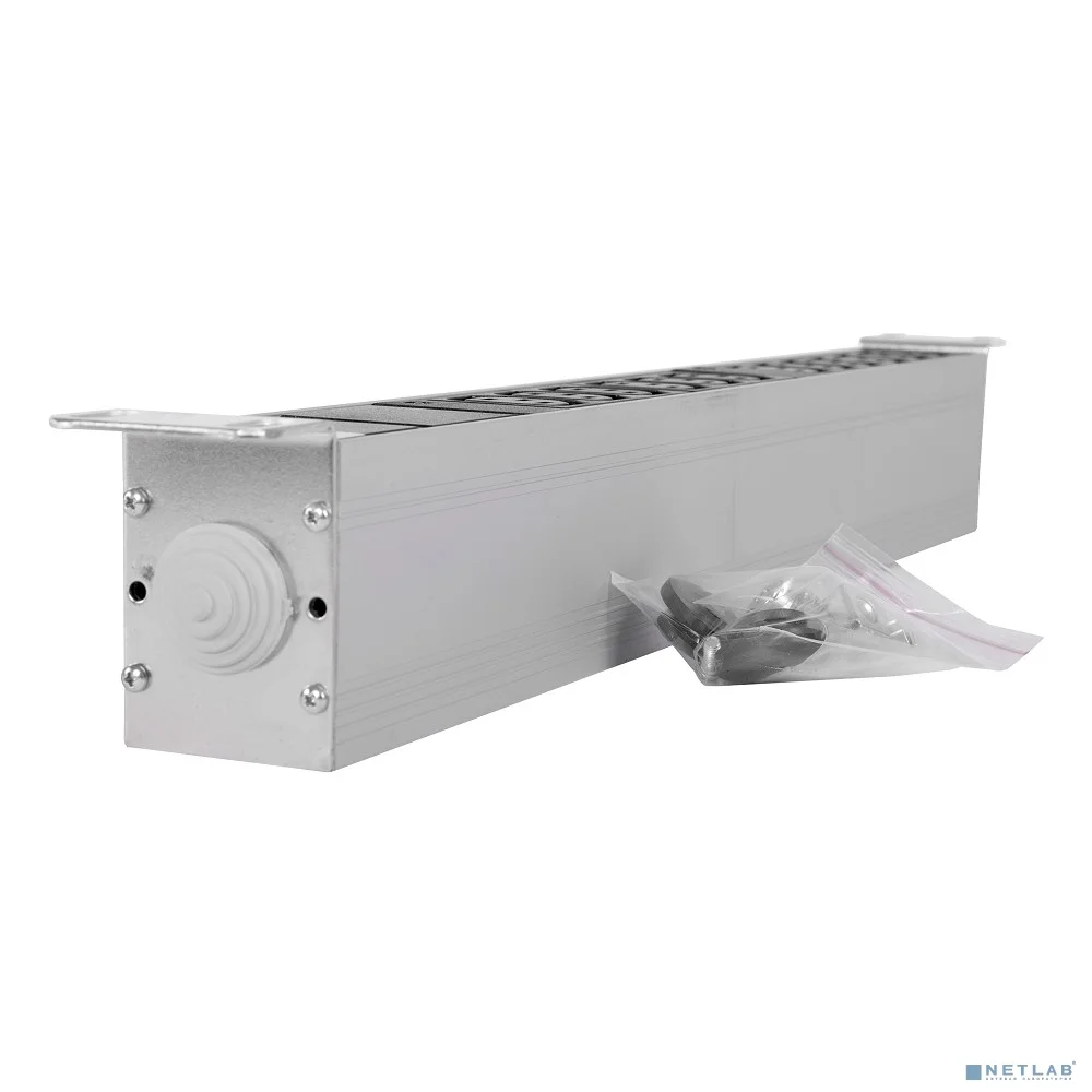 REM Блок розеток Rem-32 с авт., 5 IEC 60320 C19, 32А, алюм., 19", колодка(R-32-5C19-A-440-K)