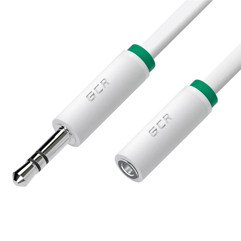 Greenconnect 0.5m jack 3.5mm/jack 3.5mm белый
