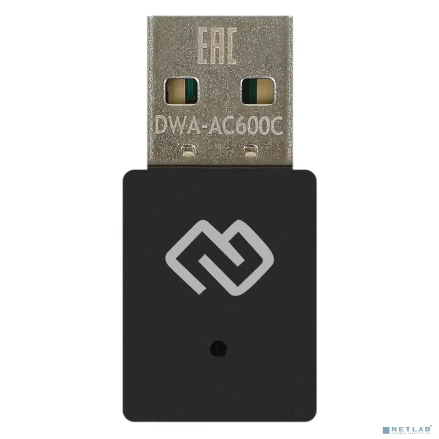 Digma DWA-AC600C Net Adapter WiFi AC600 USB 2.0 (ant.int) 1ant. (pack:1pcs)