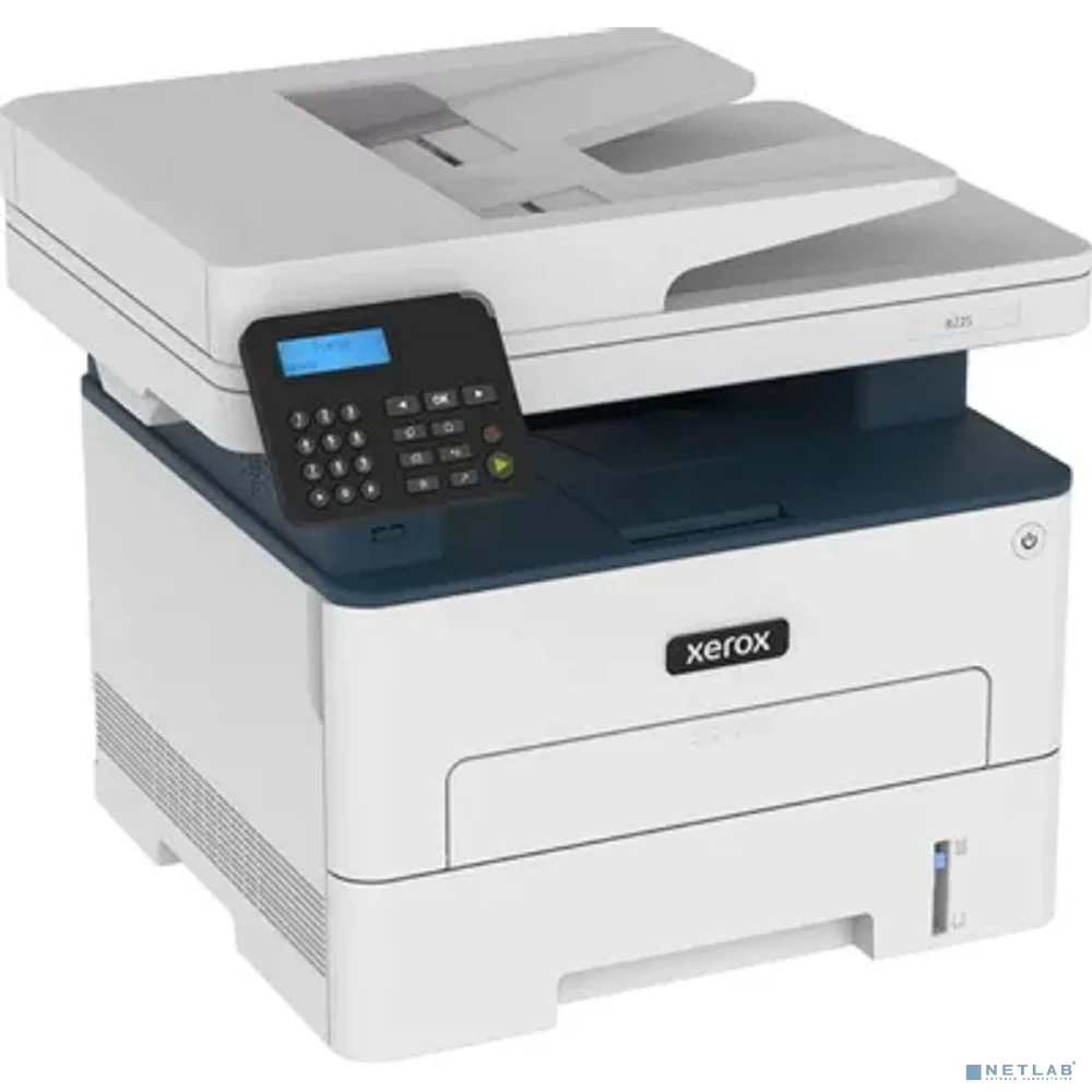 Xerox B225DNI A4, МФУ, лазерное, черно-белое, 34стр/мин, 600dpi, 1000МГц, 512Мб, 50АПД, WiFi/AirPrint/USB/Ethernet, (B225V_DNI) 3