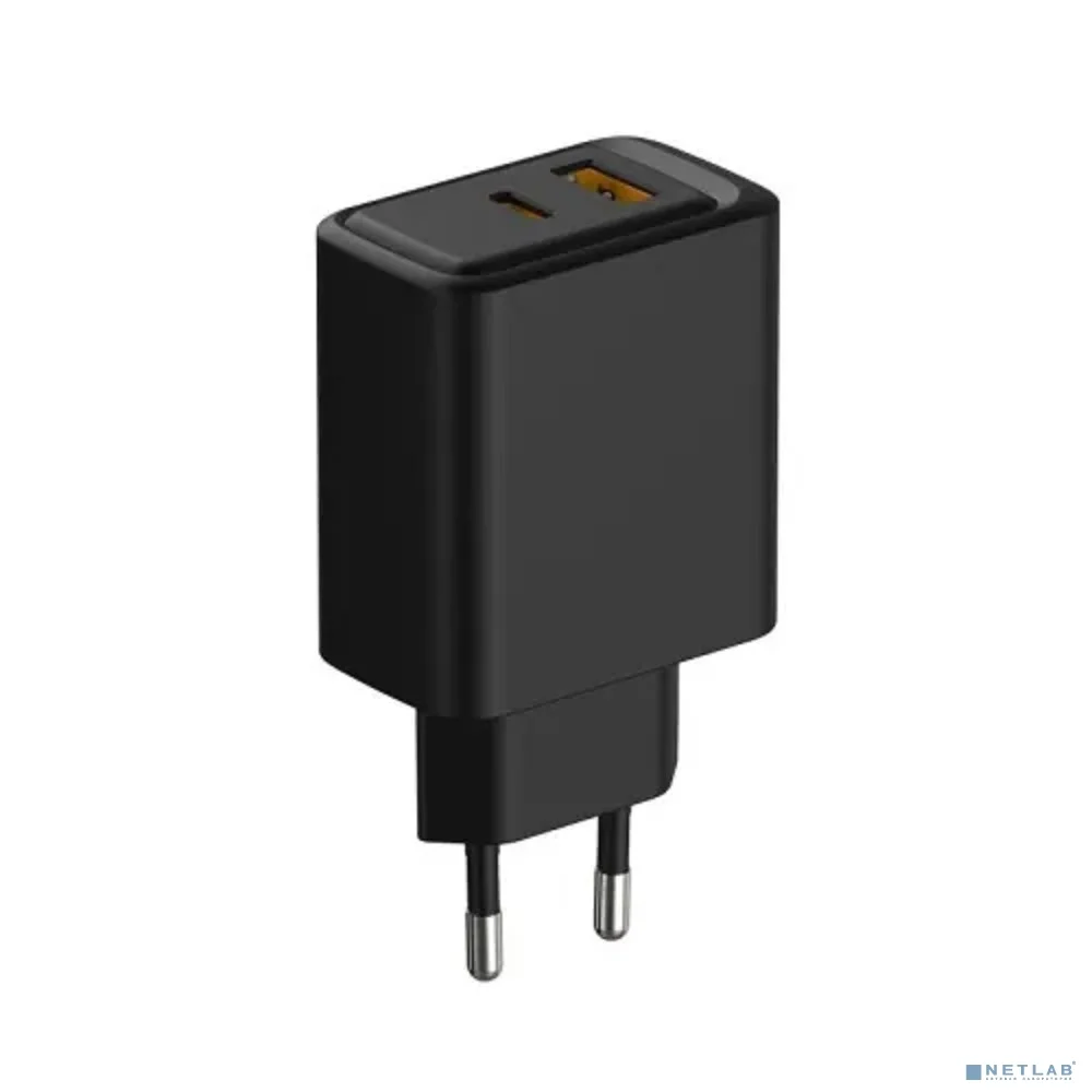 Rexant (18-2219) Сетевое зарядное устройство с портами USB-A и USB-C, 30Вт, черное