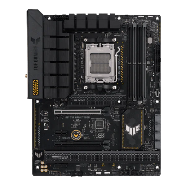 Материнская плата ASUS TUF GAMING B650-PLUS WIFI, AM5, B650, 4*DDR5, 4*SATA, 3*M.2, 2*USB 3.2, 4*USB 2.0, Type-C, 3*PCIx16, 2*PCIx1, DP+HDMI, ATX; 90MB1BZ0-M0EAY0