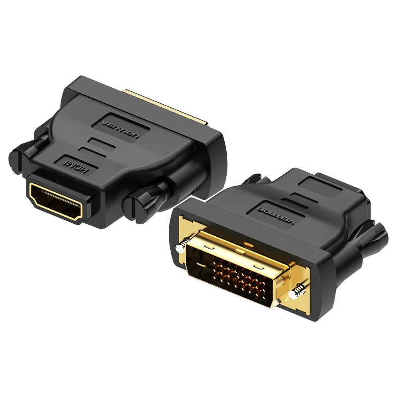 Адаптер-переходник Vention DVI 24+1M/HDMI 19F (ECDB0)