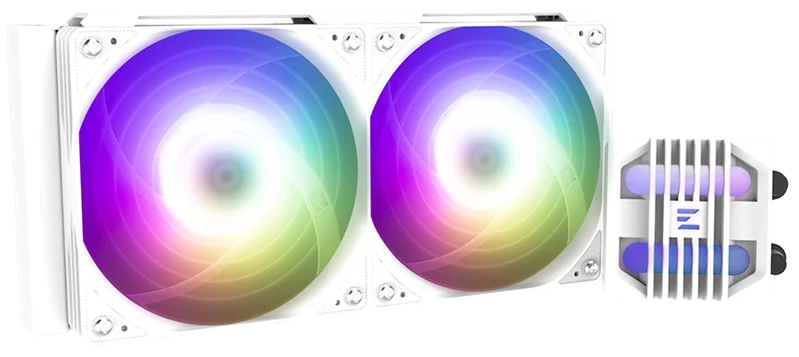 Система водяного охлаждения Zalman CPU Liquid Cooler 240mm, white