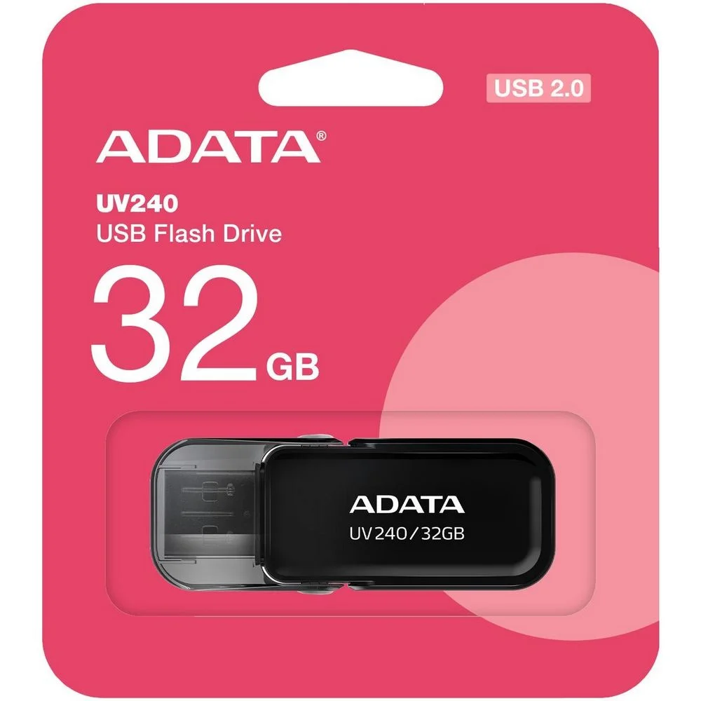 USB накопитель ADATA 32GB USB2.0 AUV240-32G-RBK BLACK