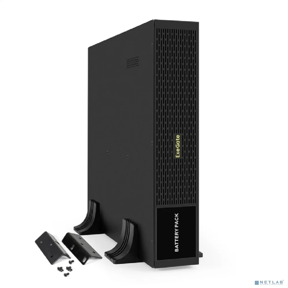 Exegate EX299101RUS Батарейный блок ExeGate PowerExpert BX-2U3000.48V.8S9Ah для UHB-3000 (батареи 12V 9Ah - 8шт, Rackmount 2U/Tower, металлический корпус, Black)
