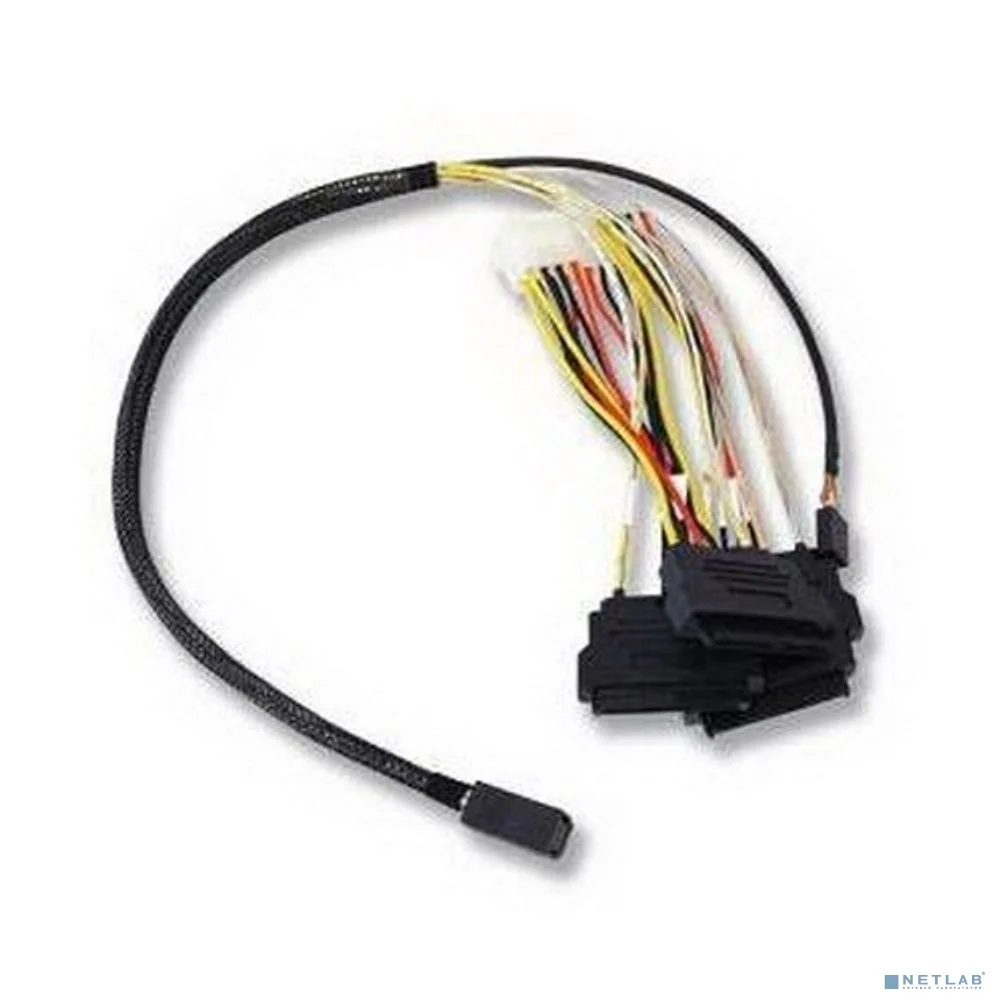 Кабель ACD-SFF8643-SAS8482SB-10M/ CBL-8643-848210, INT, SFF8643-to-4*SFF8482 ( HDmSAS -to- 4*SAS internal cable) 100cm (аналог LSI00412, 2280100-R) (6705049)