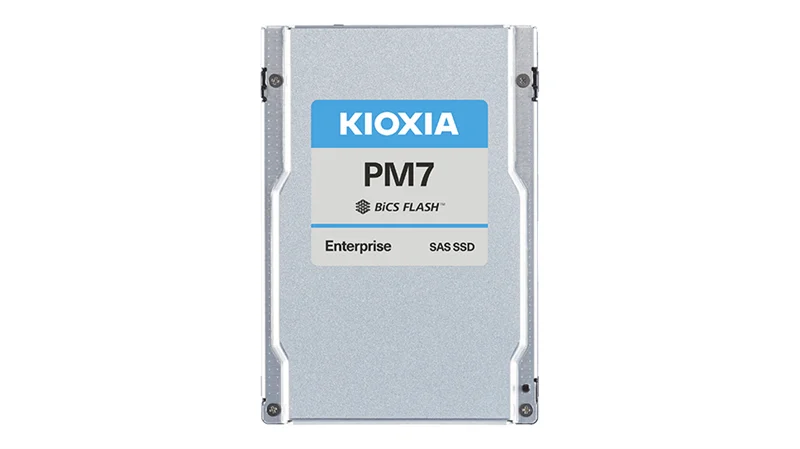 SSD накопитель KIOXIA Enterprise SSD 2,5"(SFF), PM7-R, 15360GB (15.36TB), SAS 24G (SAS-4, 22,5Gbit/s), R4200/W4100MB/s, IOPS(R4K) 720K/160K, MTTF 2,5M, 1DWPD/5Y (Read Intensive), TLC, 15mm (replace KPM61RUG15T3)