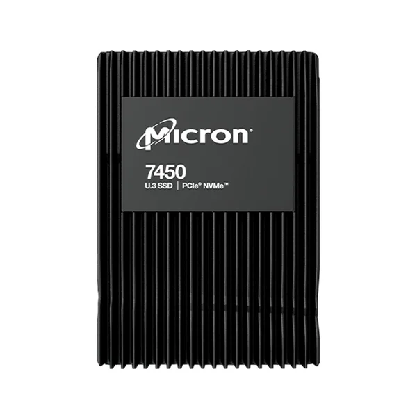 Твердотельный накопитель Micron 7450 MAX 1.6TB NVMe U.3 (15mm) PCIe NVMe Gen4 1x4 (v1.4) R6800/W2700MB/s 3D TLC MTTF 2М 800K/250K IOPS 8700TBW SSD Enterprise Solid State Drive, 1 year, OEM 2