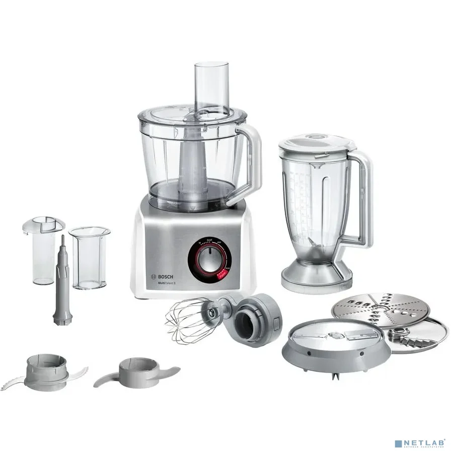 Кухонный комбайн Bosch MultiTalent 8 MC812S814, белый