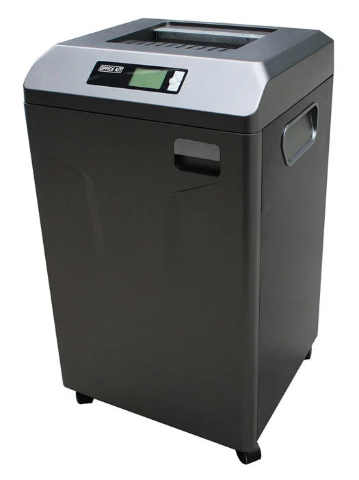 Уничтожитель документов Шредер Office Kit S1150, Р-4, 3,9х30, 32 листов, 115л., черный