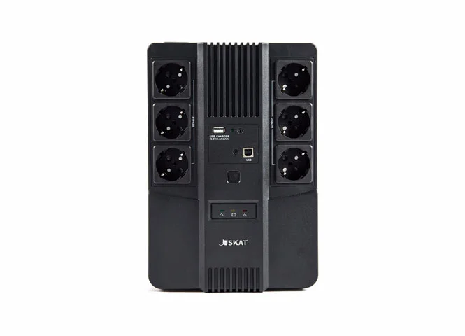 (452) Бастион SKAT-UPS AI 800ВА/480Вт/line-interactive/АКБ 9Ачx1/ 3xSchuko 3xSchuko/3 л.г. 3