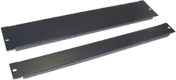 19" фальш-панель 1U, черная