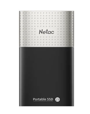 SSD накопитель Netac Z9 1TB USB 3.2 Gen 2 Type-C External SSD, R/W up to 550MB/480MB/s,with USB-C to USB-A cable and USB-A to USB-C adapter 3Y wty