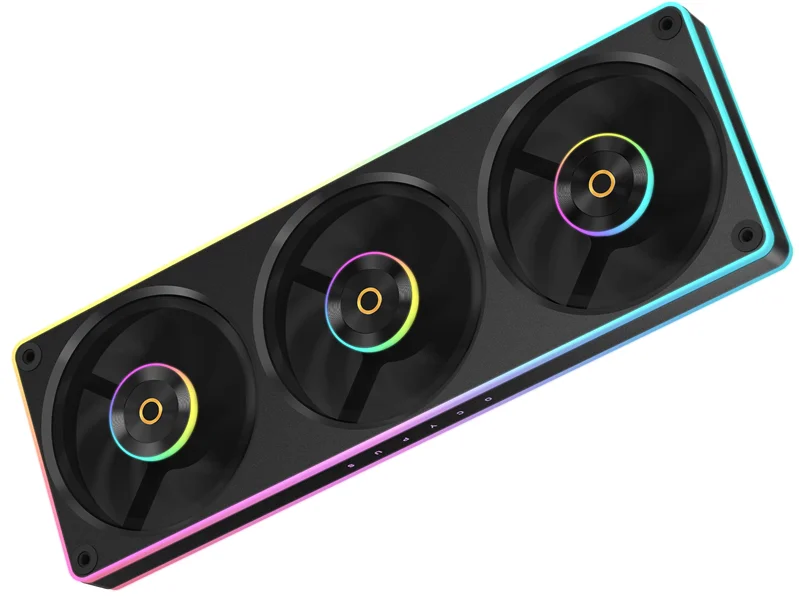 Вентилятор для корпуса Ocypus Sigma F36 BK ARGB, 3x120x120x25mm, 4-PIN PWM, 500-2200 RPM, 36 DBA MAX, FLUID DYNAMIC BEARING 3