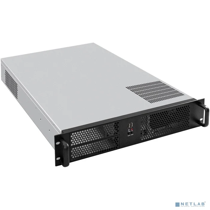 Exegate EX293352RUS Серверный корпус ExeGate Pro 2U650-08 <RM 19", высота 2U, глубина 650, БП 1200ADS, 2*USB>
