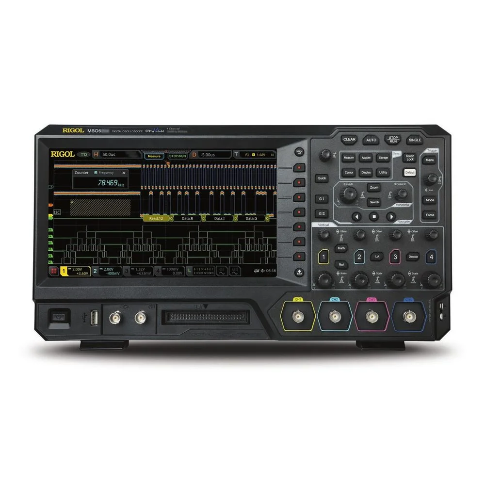 Осциллографы Rigol100MHz BW,4Channel,8GSa/s