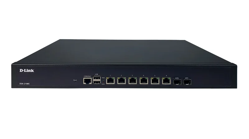 Маршрутизатор D-Link Сервисный маршрутизатор для сетей SMB, 6x1000Base-T WAN/LAN, 2x1000Base-X SFP WAN/LAN, 2xUSB, консольный порт RJ-45, 3G/LTE