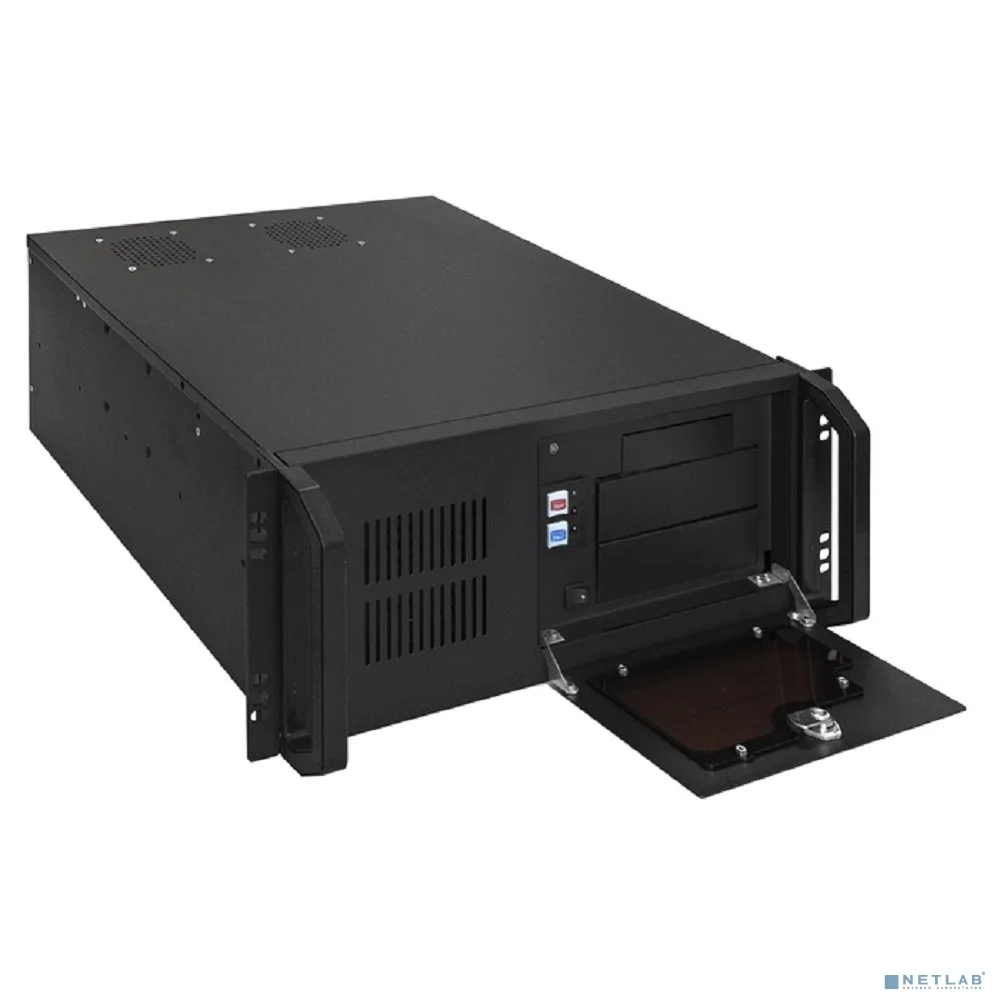 Exegate EX293561RUS Серверный корпус ExeGate Pro 4U450-26/4U4020S <RM 19", высота 4U, глубина 450, БП 1000ADS, USB>