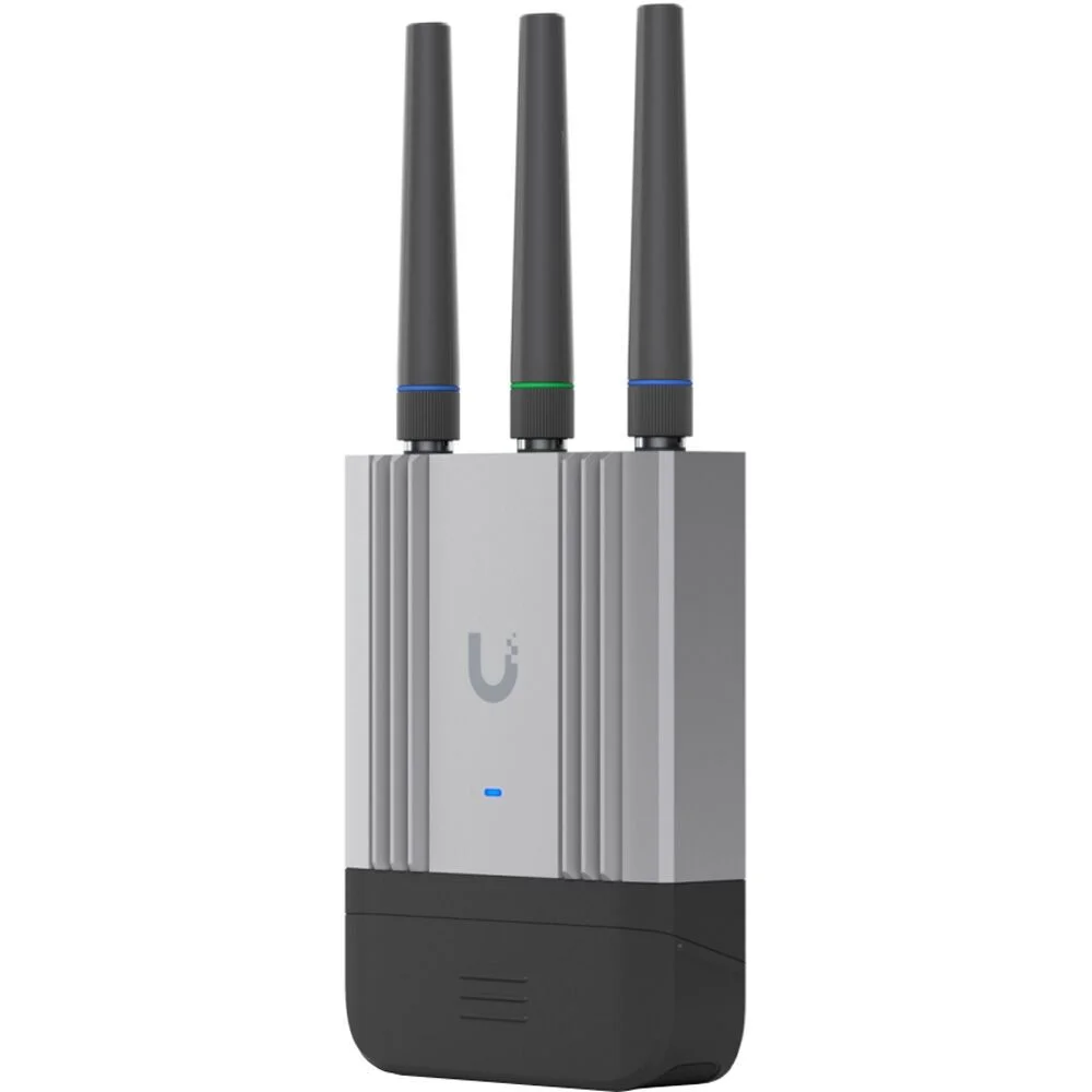 Ubiquiti UniFi Mobile Router Industrial Wi-Fi маршрутизатор с LTE-модемом категории 4, 2,4 ГГц (b/g/n), MIMO 2x2, 2x 1G RJ45, USB Type-C, nano-SIM
