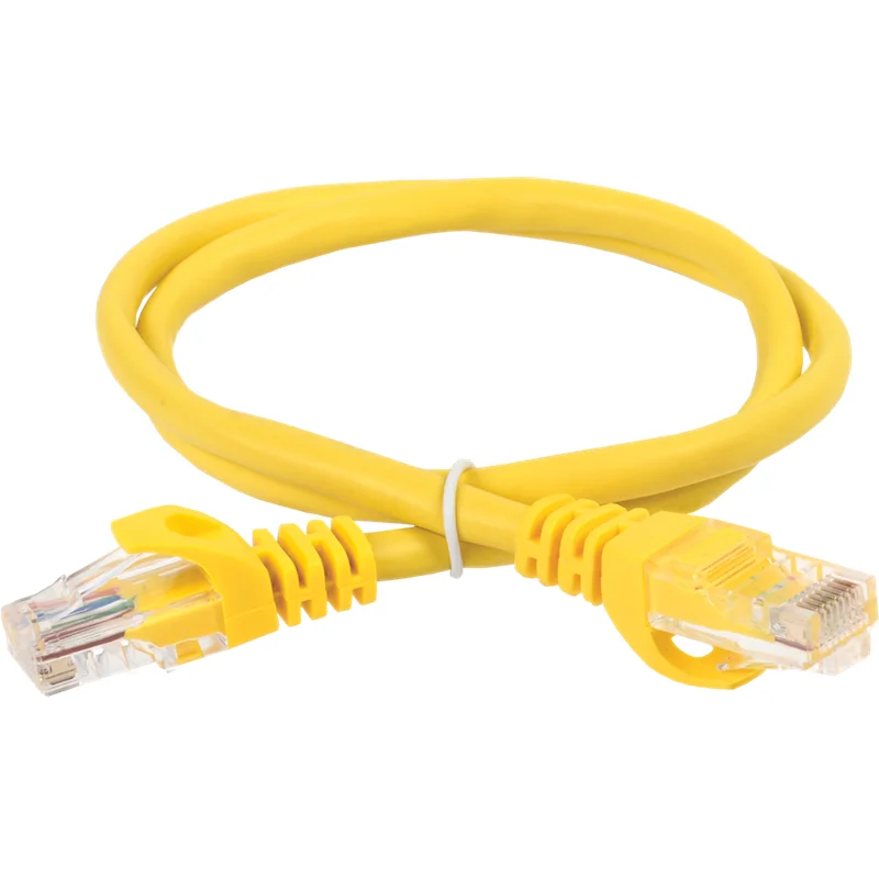 ITK RJ45(m) - RJ45(m) Cat. 5e U/UTP PVC 5м жёлтый