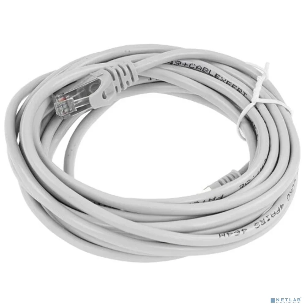 Патч-корд PP22-5m 1000G FTP 4 пары cat5E CCA molded 5м серый RJ-45 (m)-RJ-45 (m)