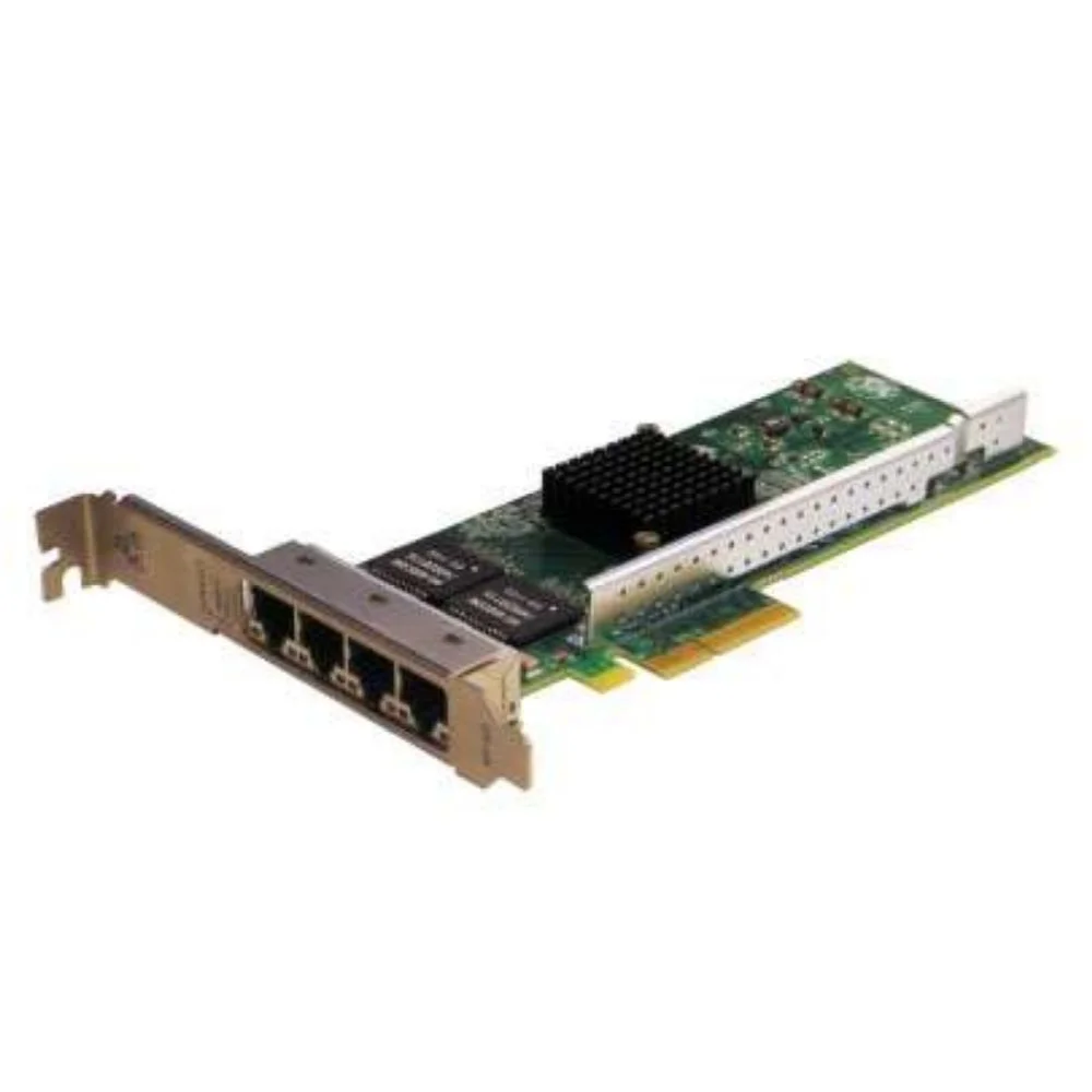 Сетевой адаптер Silicom PE2G4B19L Quad Port Copper Gigabit Ethernet PCI Express Server Adapter Broadcom® BCM5719 Based PCI-Express Base Specification Revision 2.0 (5 GTs) X4 Lane Gold Finger: X4 Broadcom BCM5719 Windows Linux