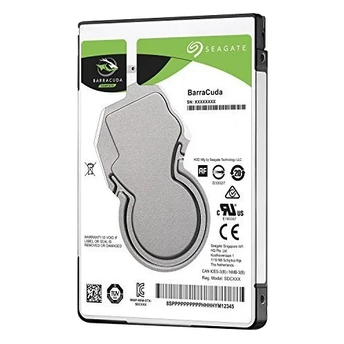 Жесткий диск Seagate Barracuda HDD 2,5" SATA 2Tb, 5400 rpm, 128Mb buffer, 512e/4Kn, 7 mm, ST2000LM015, 1 year