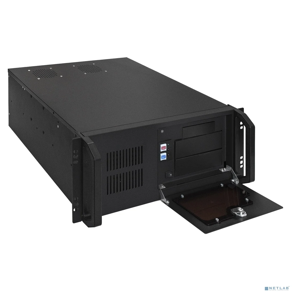 Exegate EX300082RUS Серверный корпус ExeGate Pro 4U450-26/4U4020S <RM 19", высота 4U, глубина 450, БП 700PAS, USB>
