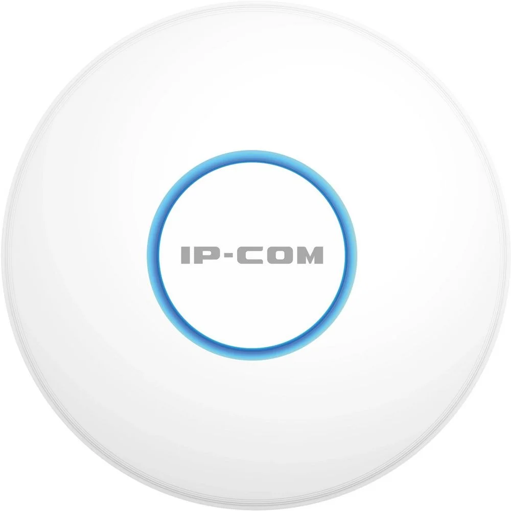 Точка доступа Wi-Fi IP-COM iUAP-AC-LR Потолочная двухдиапазонная точка доступа 2,4/5 ГГц, до 1317 Мбит/с, PoE, MU-MIMO, LAN 1x1 Гбит/с