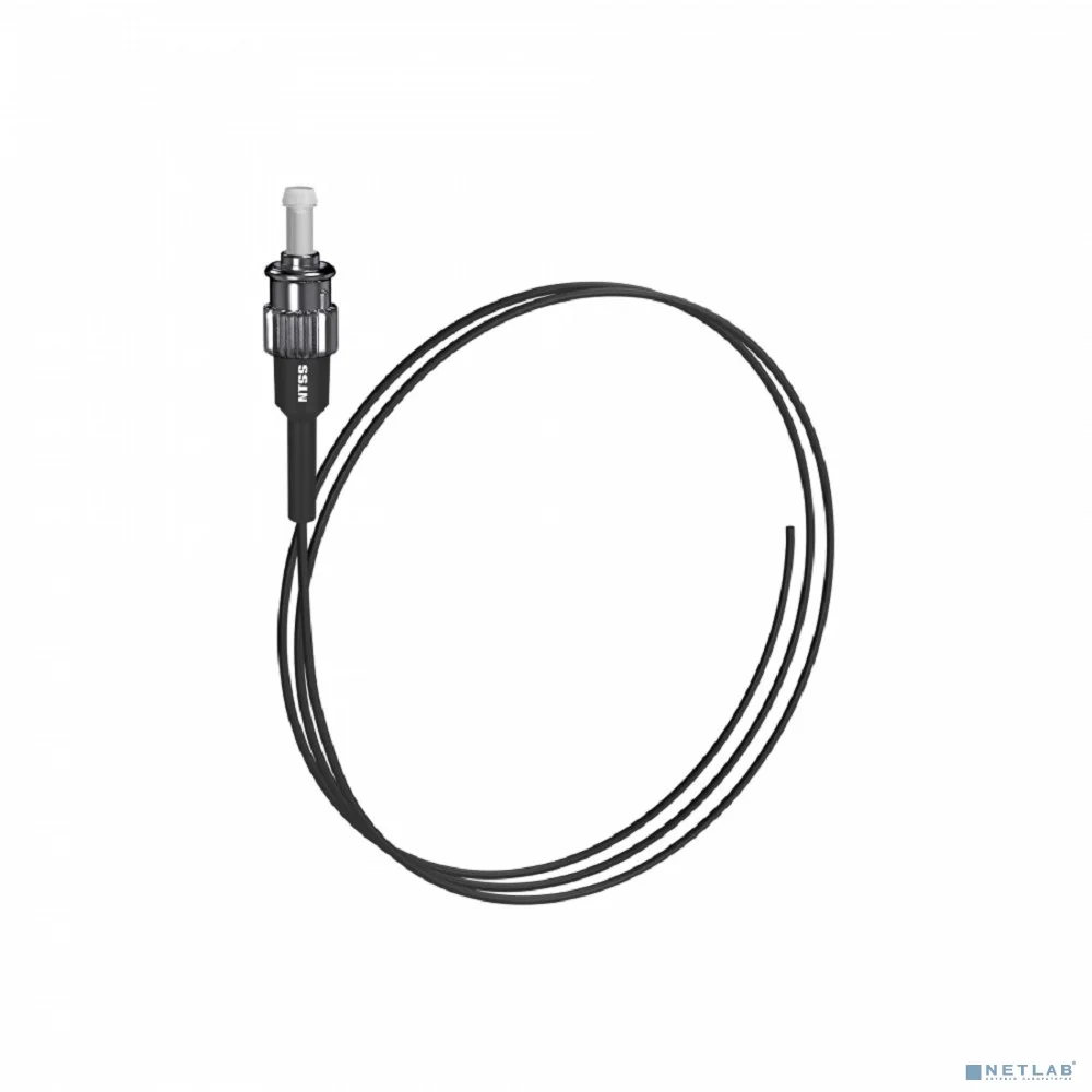 NTSS Шнур оптический pt NTSS PREMIUM ST/UPC 9/125мкм 1.5м черный LSZH NTSS-PGT-PM-ST/U-9-1.5-BL