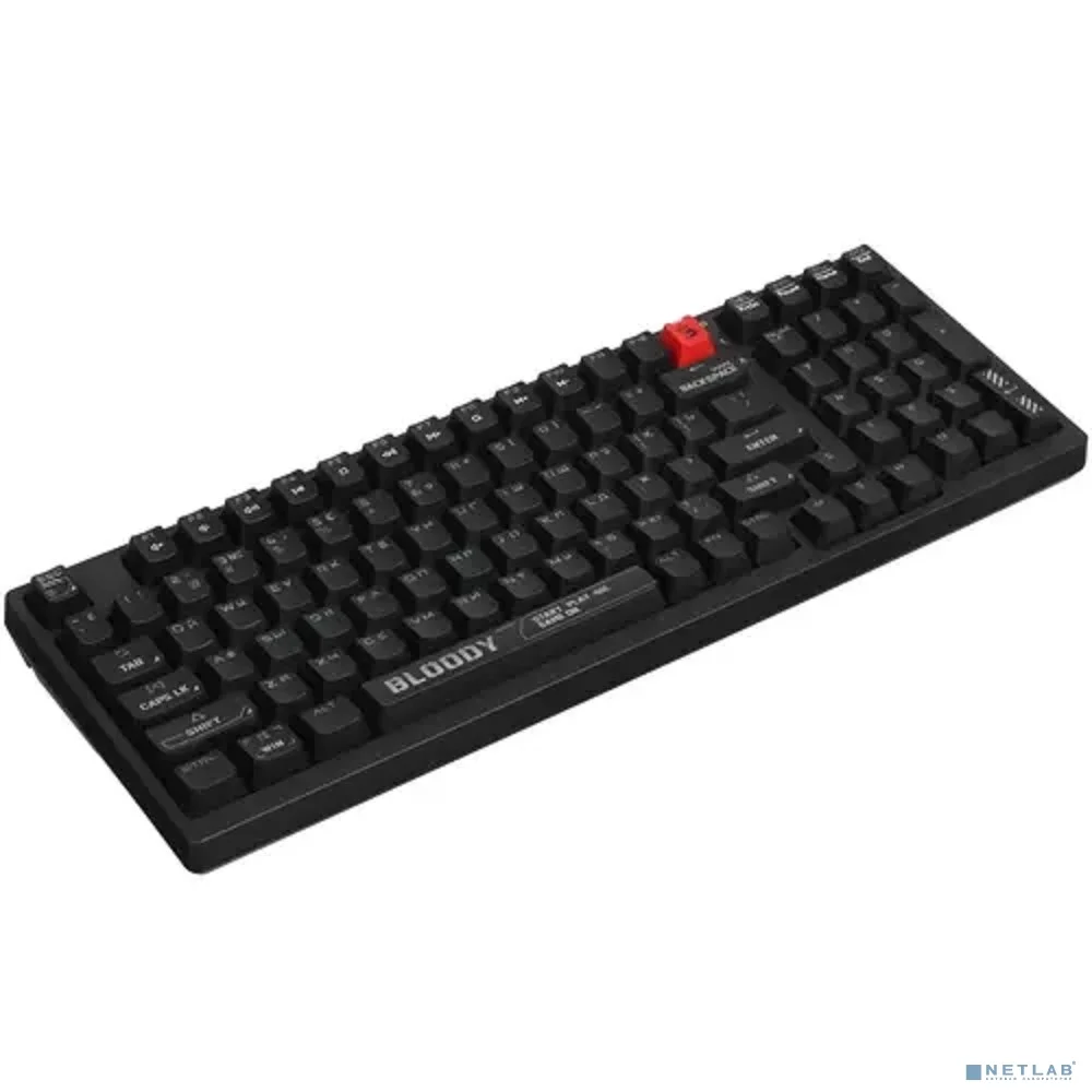 Клавиатура проводная A4Tech Bloody S98 black (механическая, USB, for gamer, LED) (S98 BLACK)