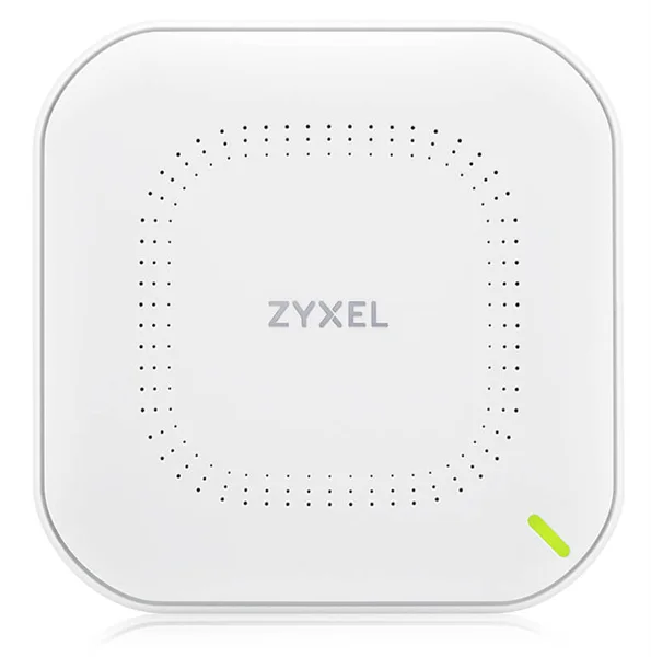 Точка беспроводного доступа Zyxel NebulaFlex NWA90AX PRO, WiFi 6, 802.11a/b/g/n/ac/ax (2,4 и 5 ГГц), MU-MIMO, антенны 3x3, до 575+2400 Мбит/с, 1xLAN 2.5GE, PoE, защита от 4G/5G, БП в комплекте
