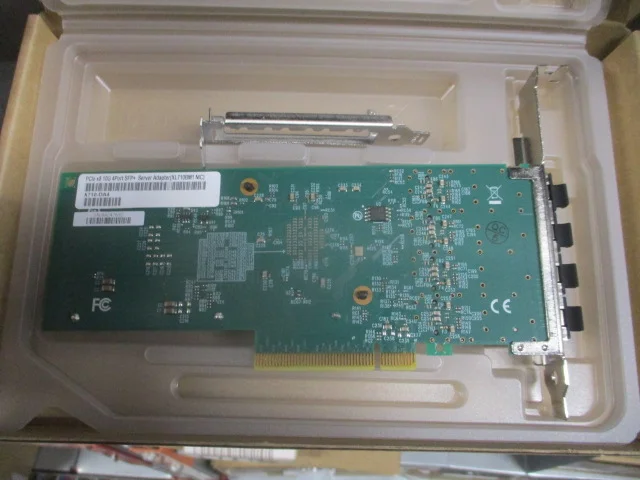 Сетевой адаптер Intel Ethernet Converged Network Adapter X710-DA4, 10Gb Quad Ports SFP+, transivers not included, LP and FH brackets included 2