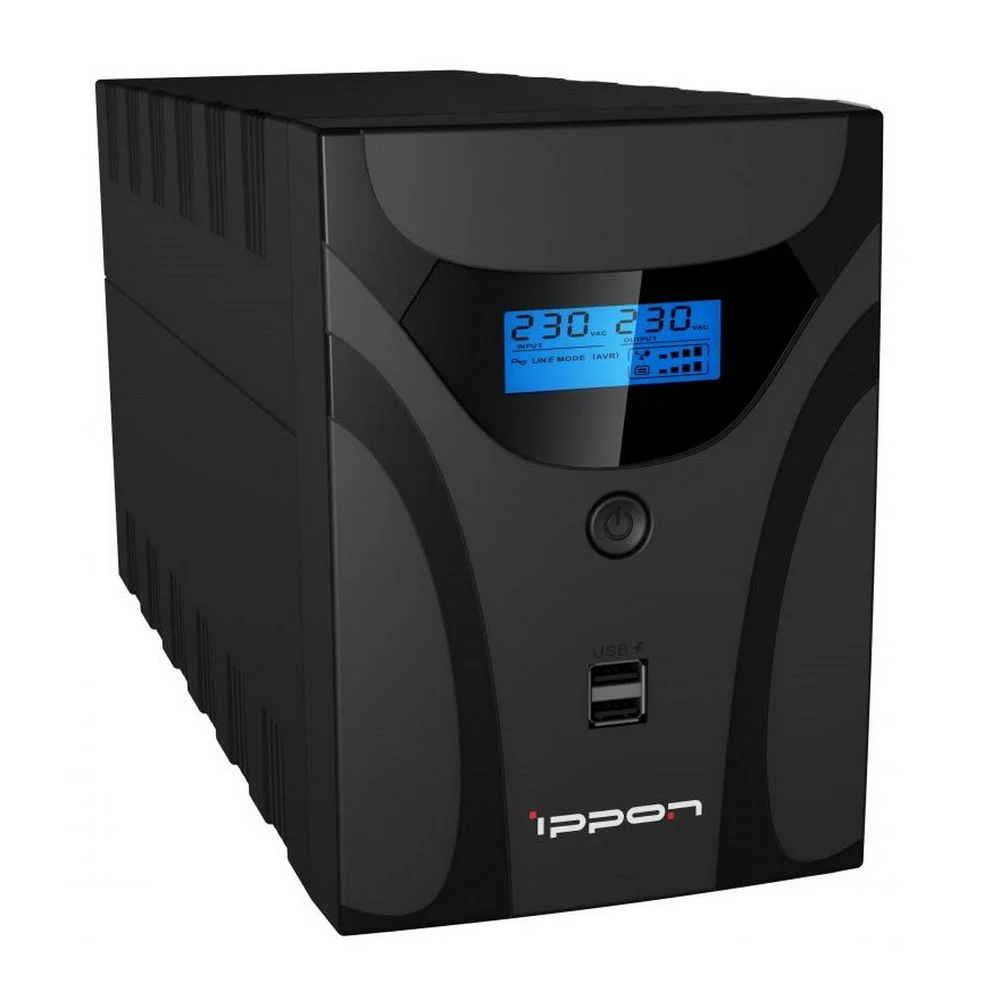 Источник бесперебойного питания Ippon Smart Power Pro II Euro 1200 720W/1200WA (1029740) (804960)