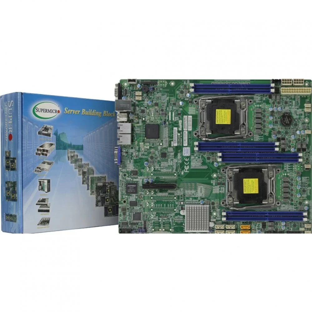 Материнская плата SuperMicro MBD-X10DRD-L-O E-ATX LGA 2011 8xDDR4 6xSATA3 7xUSB2.0 VGA PCI-E 3.0x8